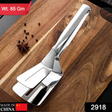 Multifunctional stainless steel serving turner for frying and BBQ