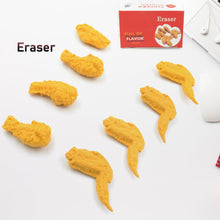 Cute Erasers, Pencil Eraser, Chicken Wings Chicken Legs Eraser Student School Supplies Gifts Chicken Rubber Drawing Small Eraser Office Accessory Fun Back to School Supplies Gifts Party Favor for Kids Adults Students (8 Pcs Set)