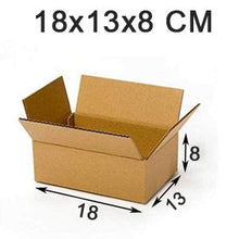 Product packing box in brown color.