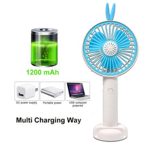 Rechargeable fan for outdoor and indoor use