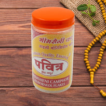 Natural Bhimsheni Camphor (Kapoor) Bhimseni Camphor Kapoor / Kapur Isoborneol Flakes Jar 100gm