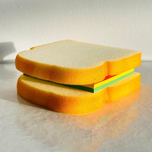 Mini sandwich-shaped sticky notes, colorful and fun