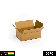 Brown box for packaging products.