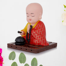 Solar Powered Sitting Buddha Statue,  Moving Head and Hand (1 Pc / Big)