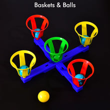 Interactive toy with baskets and balls