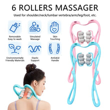 NECK SHOULDER MASSAGER, PORTABLE RELIEVING THE BACK FOR MEN RELIEVING THE WAIST WOMEN (1PC), Gym Equipment