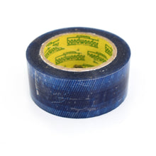 Blue packaging tape with Flipkart print for shipping.