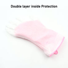 Dishwashing Gloves with Scrubber| Silicone Cleaning Reusable Scrub Gloves for Wash Dish Kitchen| Bathroom| Pet Grooming Wet and Dry Glove (1 Pair, 155Gm)