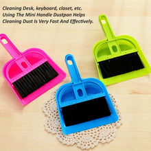 Large cleaning dustpan with matching broom brush