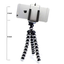 Flexible and adjustable 6-inch tripod.