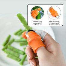 Ergonomic thumb cutter with effective sharp blade for vegetable slicing