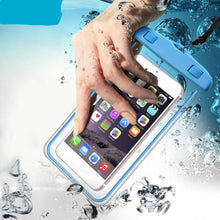 Mobile water protector pouch, designed to shield devices from water and moisture.