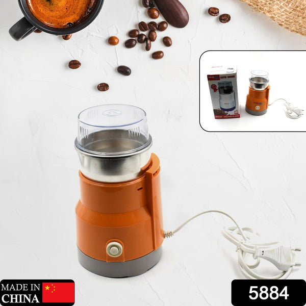 Compact food grinder for grains and spices, portable design