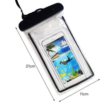 Water-resistant mobile phone cover pouch, ideal for protecting devices from water.