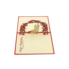 Unique 3D Pop-Up Wishing Card (Wedding): 1 Pc