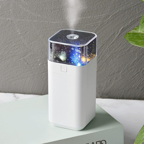 Star night light projector humidifier with LED, 300ml