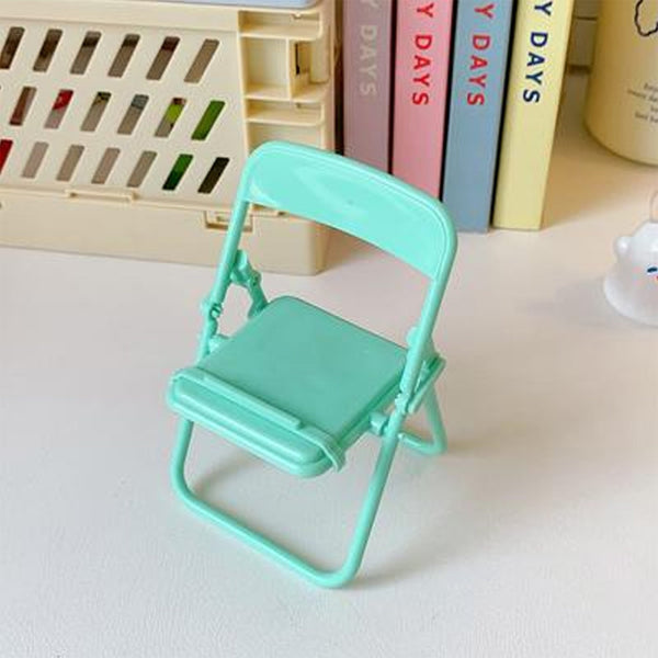 Mobile stand chair for holding phones