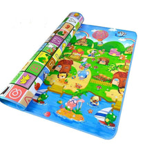 Waterproof baby play mat, double-sided with a carrying bag, size 120 x 180 cm