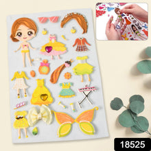 Multipurpose Adhesive 3D Stickers (1 Sheet /15×10 Cm)