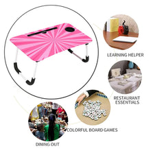 Multifunctional foldable table with Barbie design