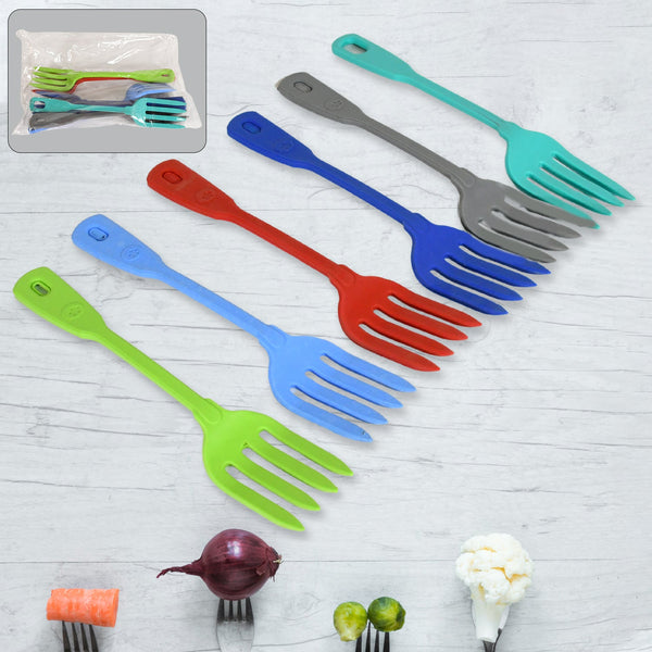 Multipurpose Silicone Spoon, Silicone Basting Spoon Non-Stick Kitchen Utensils Household Gadgets Heat-Resistant Non Stick Spoons Kitchen Cookware Items For Cooking and Baking (6 Pcs Set)