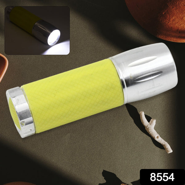 Portable Mini Torch / Flashlight LED Powerful High Lumens Pen Light Easy To Carry, Portable Pocket Compact Torch for Emergency 3 Battery operated (Battery not included / 1 pc)